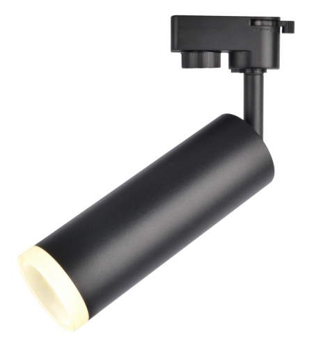 Черный трековый светильник 10Вт  4000K  24&deg; 1-фазный Arte Lamp  A6810PL-1BK