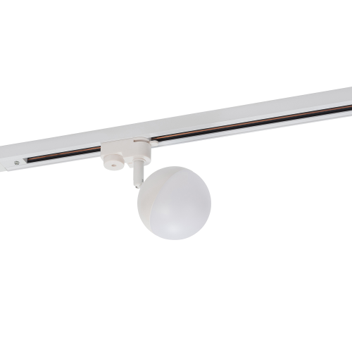 Диммируемый 1-фазный трековый led светильник 7Вт 3000-5000кK 120 град.  D90x175  белый Denkirs DK6406-WH 