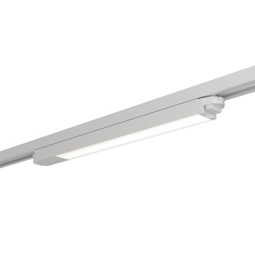 Белый трековый светильник 10Вт  4000K  110&deg; 1-фазный Maytoni  TR000-1-10W4K-W