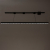 Светильник трековый SLIM "Рейна" LED 66Вт 3000K-6000К 48V CRI90 черный 3,2х3,8х12-112см