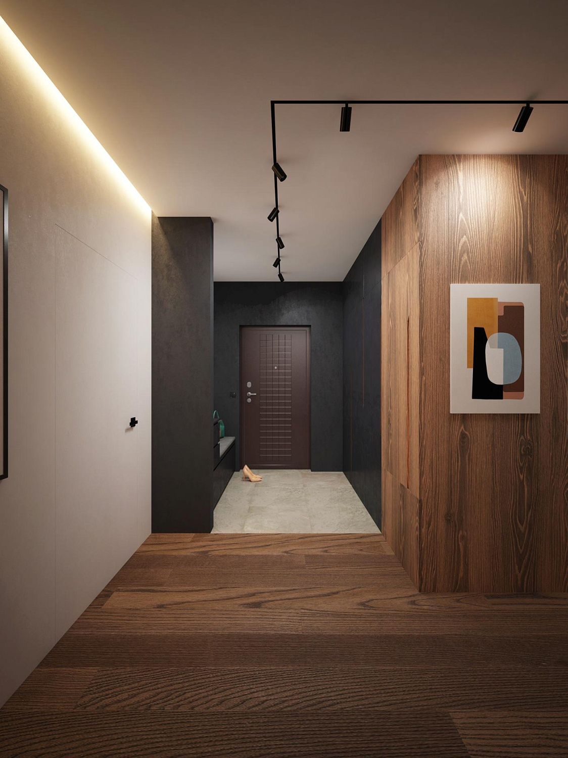 Выбираем трековое освещение для коридора