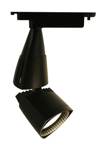 Черный трековый светильник 30Вт  4000K  24&deg; 1-фазный Arte Lamp  A3830PL-1BK