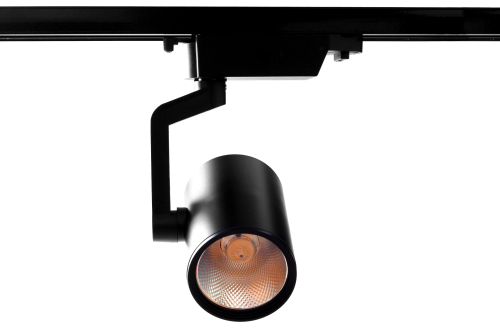 Черный трековый светильник 20Вт  4200K  33&deg; 1-фазный GlobaL  TL2055BL
