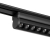 Светильник трековый SLIM "Книжка-33" LED 18Вт 3000K-6000К 48V CRI90 черный 3,2х3,8х33,6см