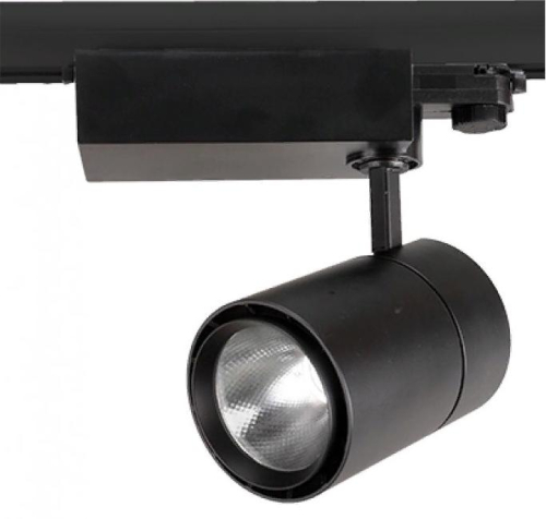 Черный трековый светильник 30Вт  4200K  24&deg; 1-фазный   SL1230BL