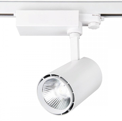 Белый трековый светильник 30Вт  4200K  24&deg; 1-фазный   SL1230WH