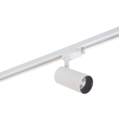 Белый трековый светильник 24Вт  4000K  24&deg; 1-фазный Denkirs  DK6040-WH