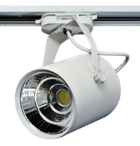 Белый трековый светильник 30Вт  3000K  45&deg; 1-фазный GlobaL  00100065