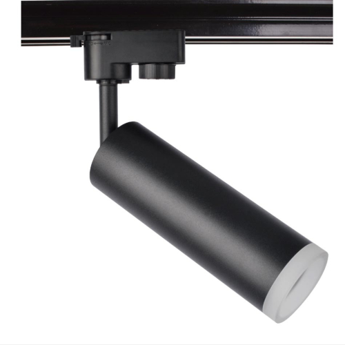 Черный трековый светильник 10Вт  3000K  24&deg; 1-фазный Arte Lamp  A6810PL-1BK