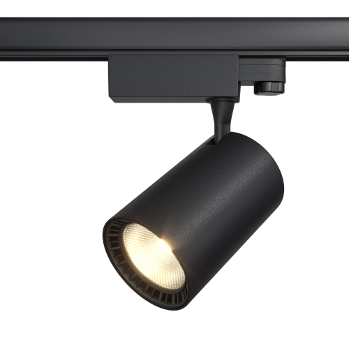 Светодиодный трековый светильник Maytoni черный 3-фазный TR029-3-30W3K-B   30Вт  3000K  2350 Lm угол рассеивания 36 градусов.  