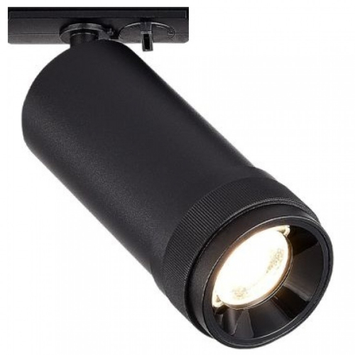 Трековый светильник с регулируемым углом рассеивания 10-55° черный однофазный 10Вт 4000К ST385.446.10