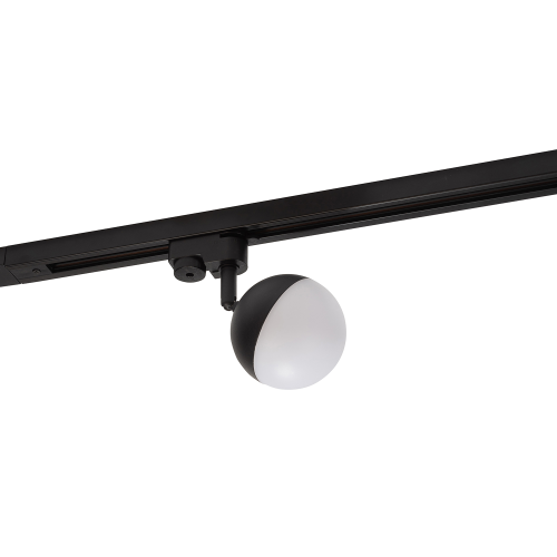 Диммируемый 1-фазный трековый led светильник 7Вт 3000-5000кK 120 град.  D90x175  черный Denkirs DK6406-BK 