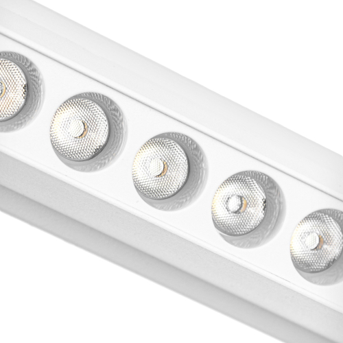Светильник трековый SLIM "Линза-23" LED 12Вт 3000K-6000К 48V CRI90 белый 3,2х3,8х23см